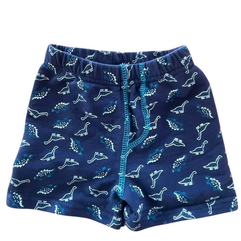 ❤️ 5 for $15! Navy Dino Shorts – Size 6–9M
